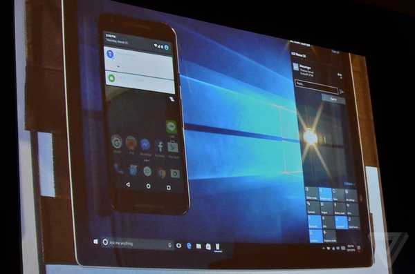 [BUILD 2016] Powiadomienia Androida w centrum powiadomień Windows 10